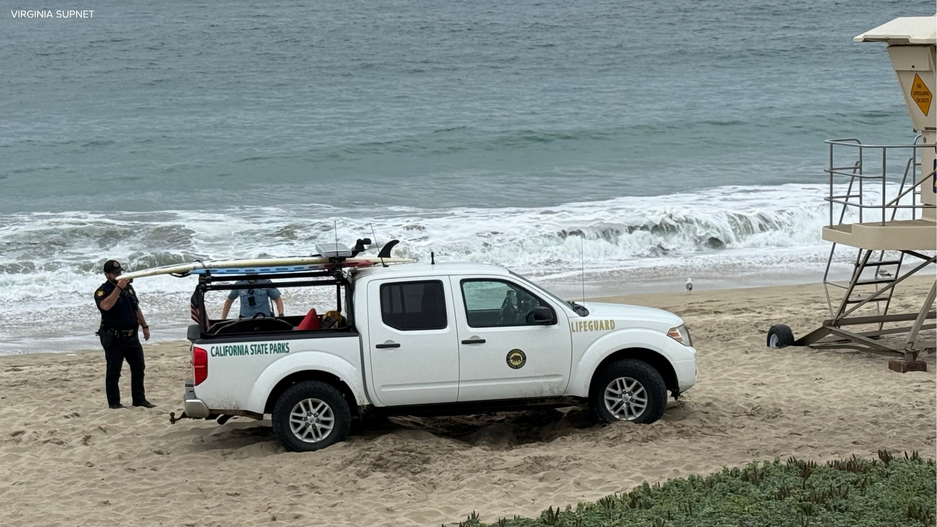 Half Moon Bay accident: Possibly distracted lifeguard in truck ran over woman lying on Francis Beach in Half Moon Bay, California