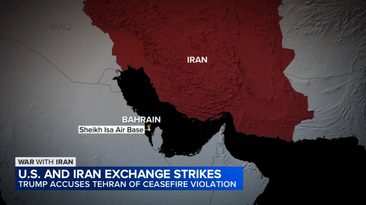 Iran attacks Bahrain and Kuwait following US strikes and threatens to halt talks to end the war