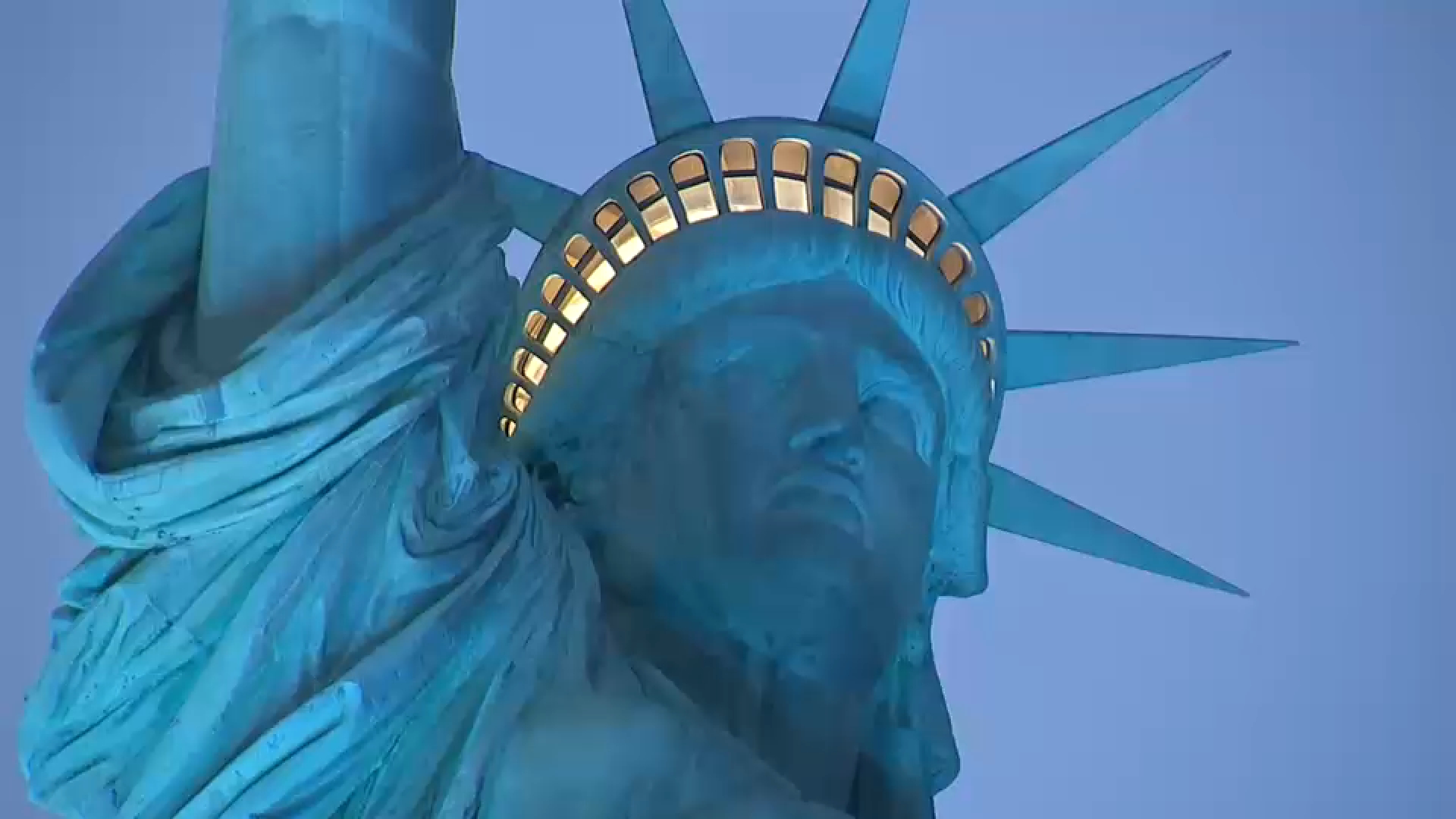 Special celebration of light and sound at Statue of Liberty for America's 250th birthday